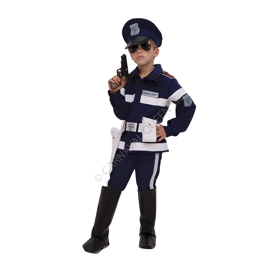 Operation possible Unauthorized Correspondent Costume Vestito Bambino Poliziotto Carnevale Halloween - Zorro Giocattoli e  Costumi in Maschera On-line