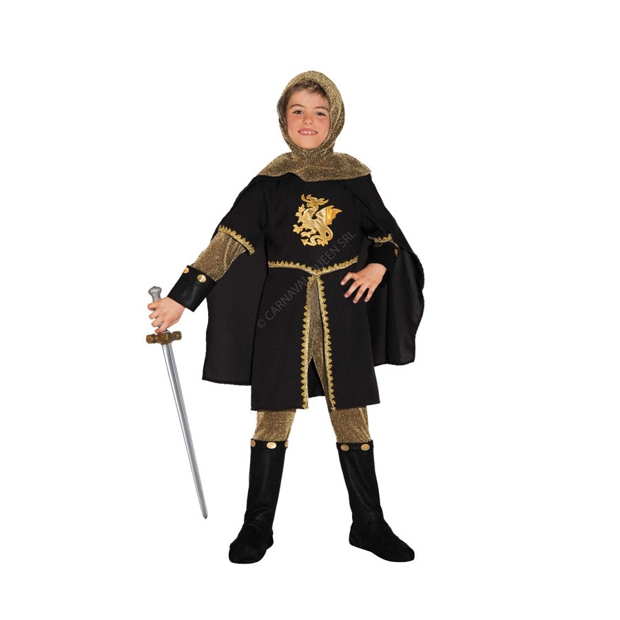 Costume Vestito Bambino Cavaliere del Drago Carnevale Halloween - Zorro  Giocattoli e Costumi in Maschera On-line